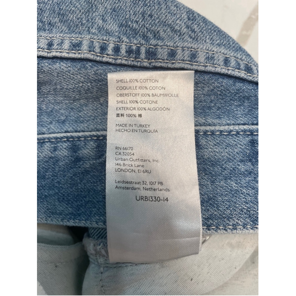 BDG Urban Outfitters High Rise Baggy Jeans 29 Raw Hem Distressed Skater - Picture 8 of 11